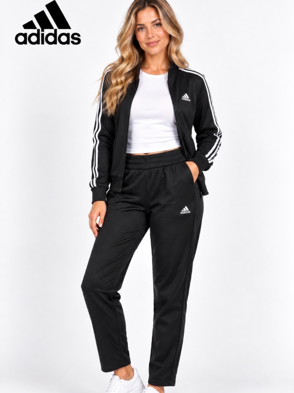 Adidas Women's Black Track Pants
